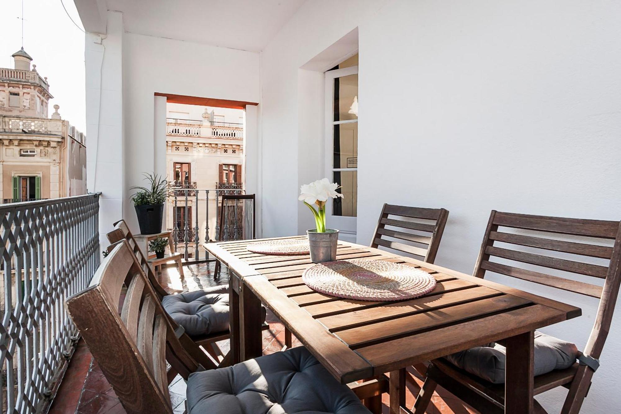 Beautiful Apartment With Terrace In برشلونة المظهر الخارجي الصورة